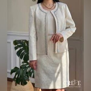 Tahari ASL Arthur S. Levine blazer and skirt suit set women’s size 10